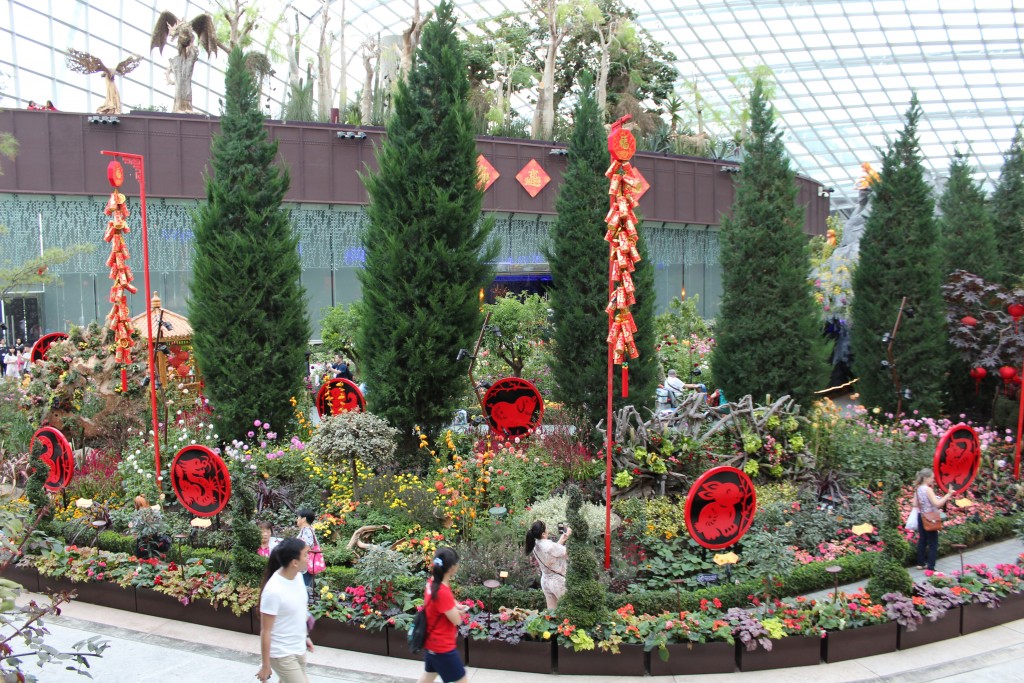 Gardens decked out for Chinese New Year