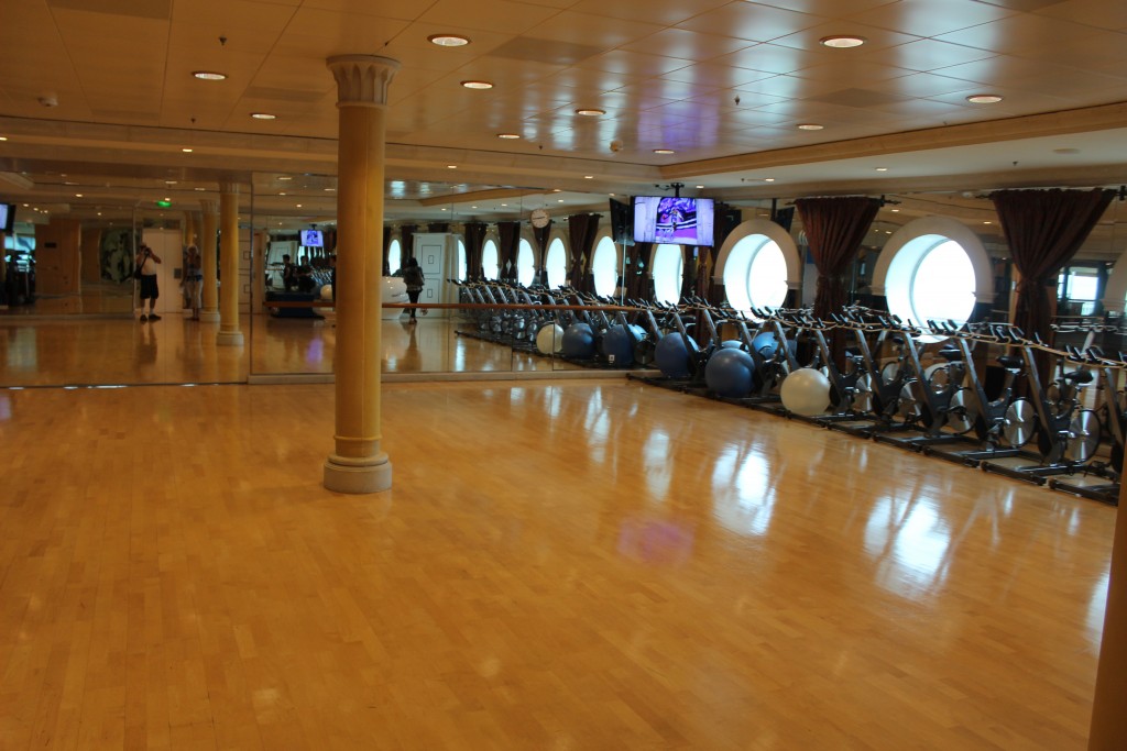 The gymnasium on the Mariner of the Seas.