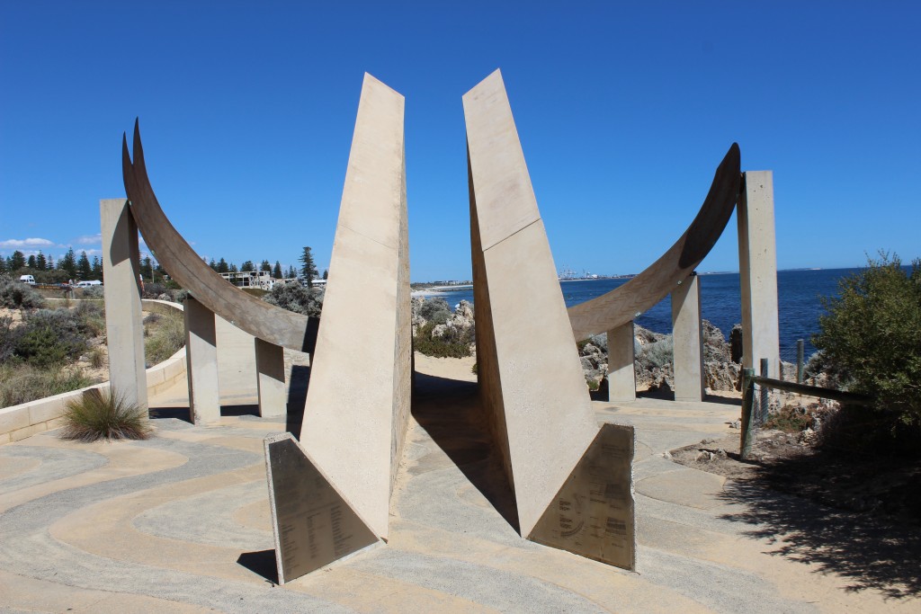 The Sun Dial. This large sun dial is a permanent structure and not part of the Sculpture by the Sea exhibit. But it is worth checking out. 