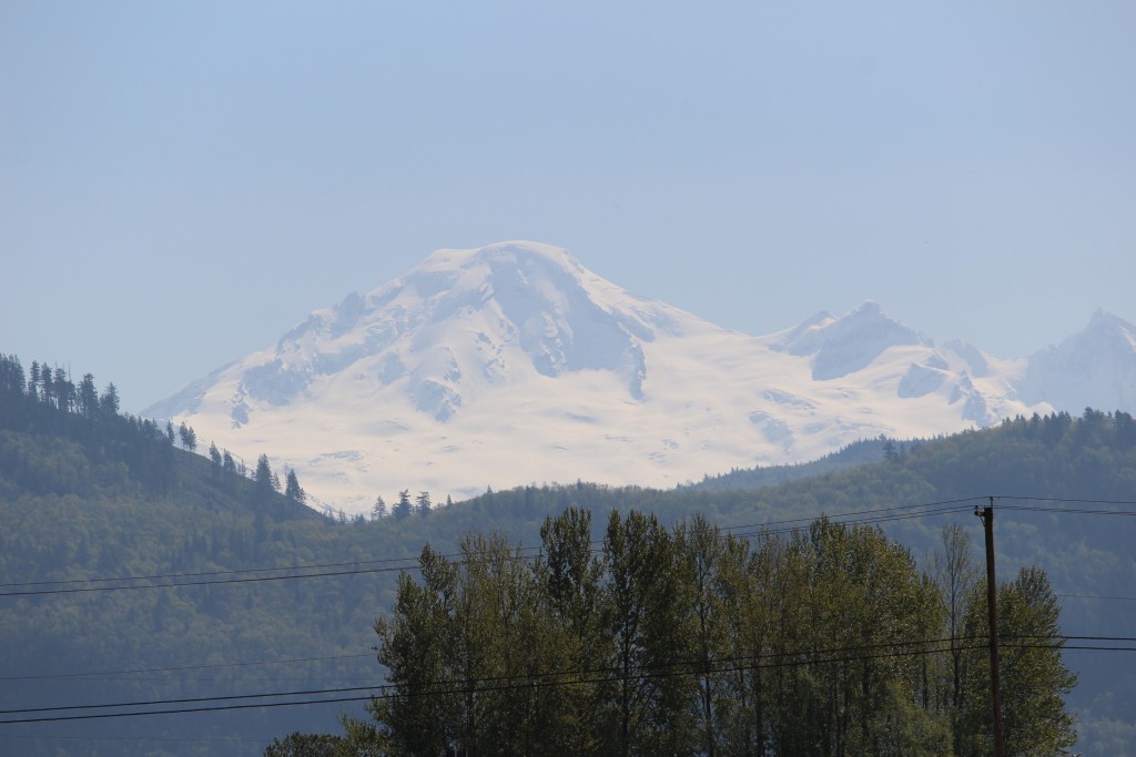 Beautiful Mount Baker just south of the border.