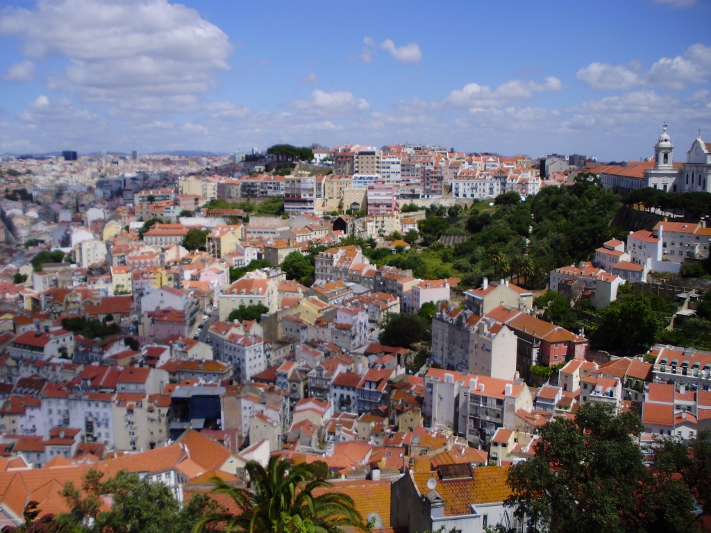 A last panoramic view of Lisbon.