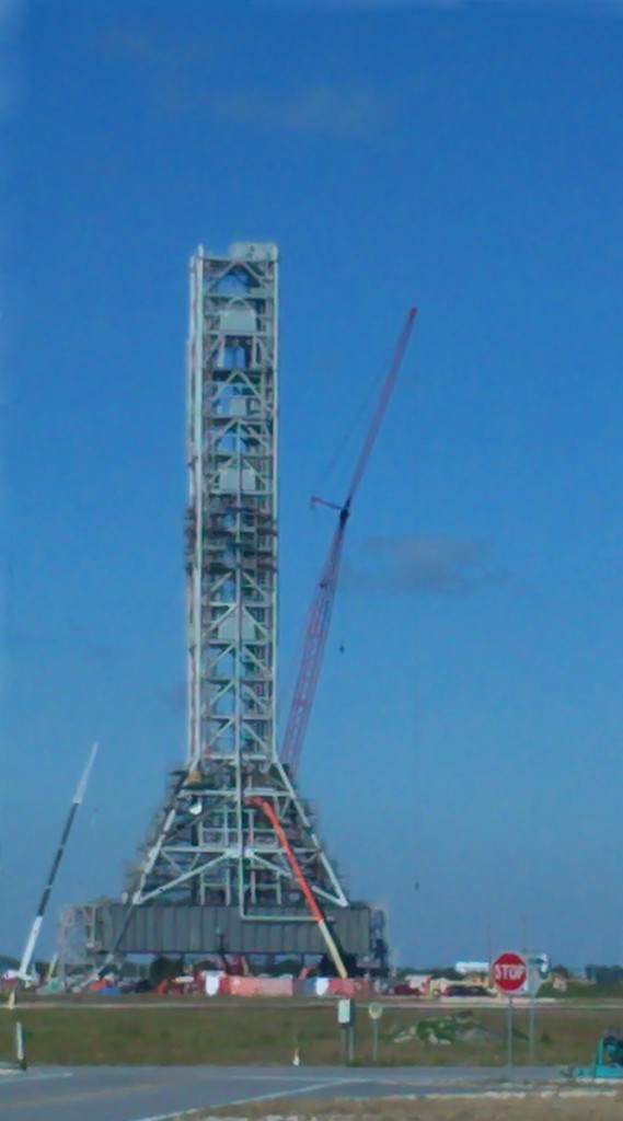 Launch tower for the Orion program.