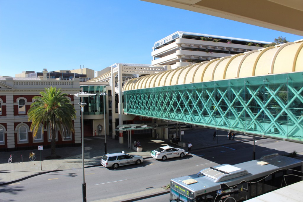 Overpass to Perth Station