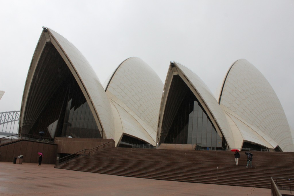 Some of the smaller sails of the Sydney Opera House