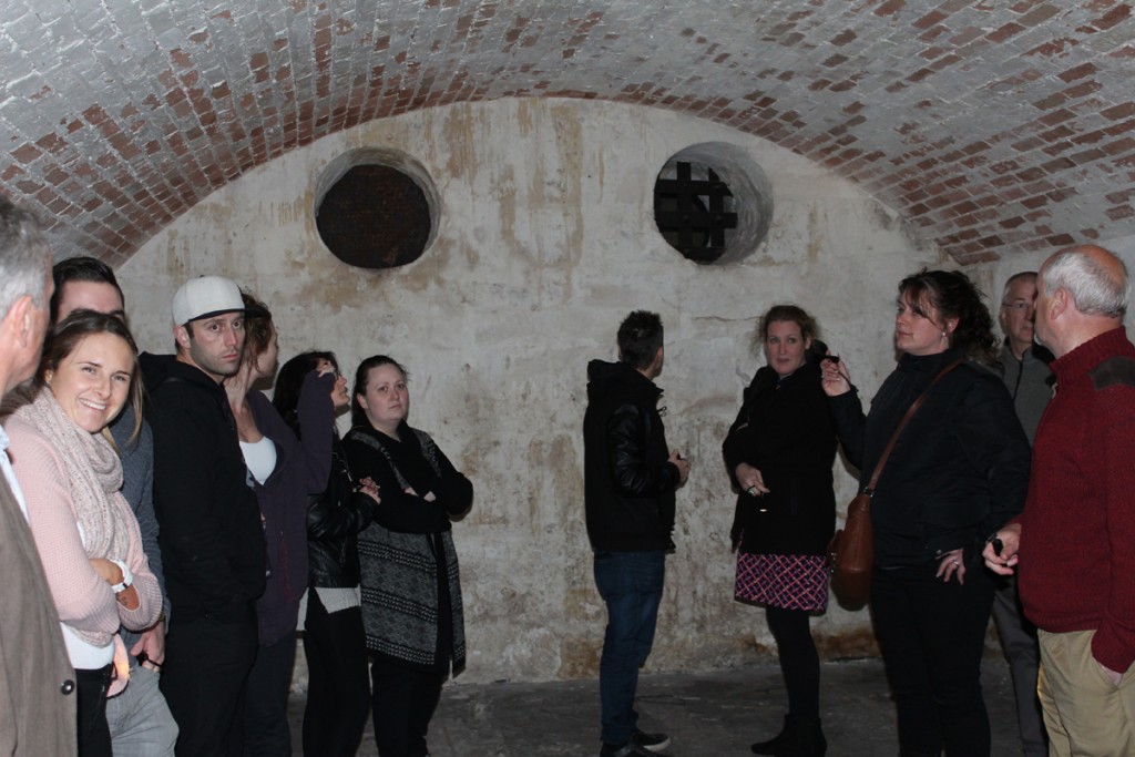 Underground storage bunker.