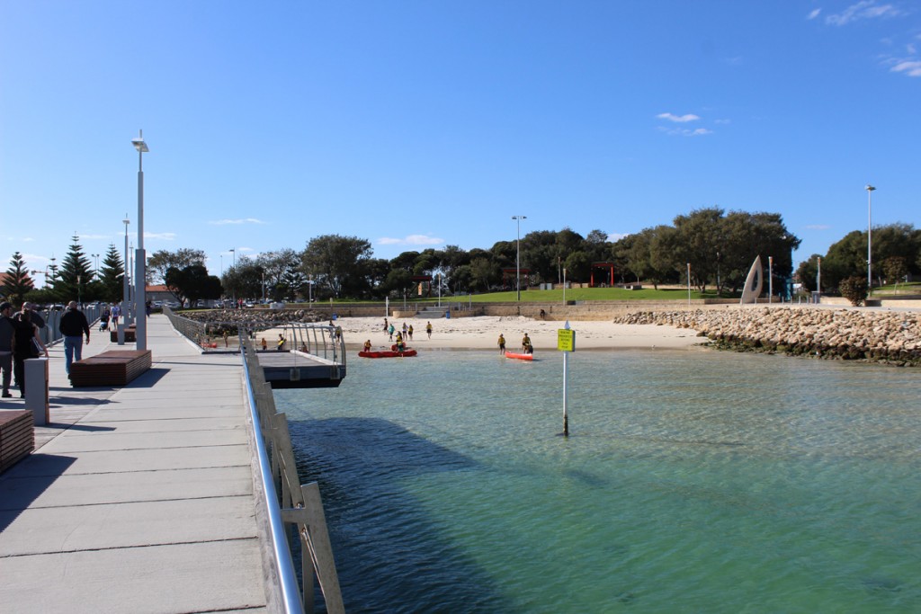Beaches and canoe rentals - two of the activities available at Hillarys.