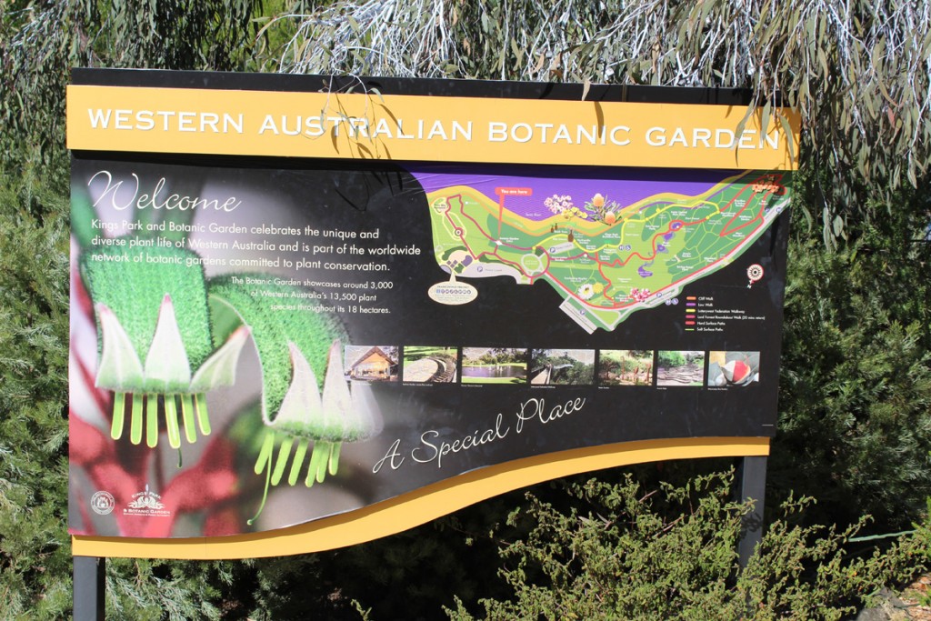 Map of the Botanic Grdens