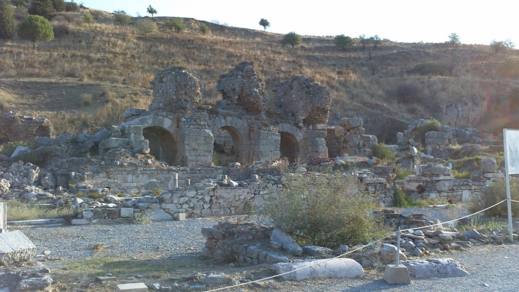 Some of the ancient ruins at Ephesus
