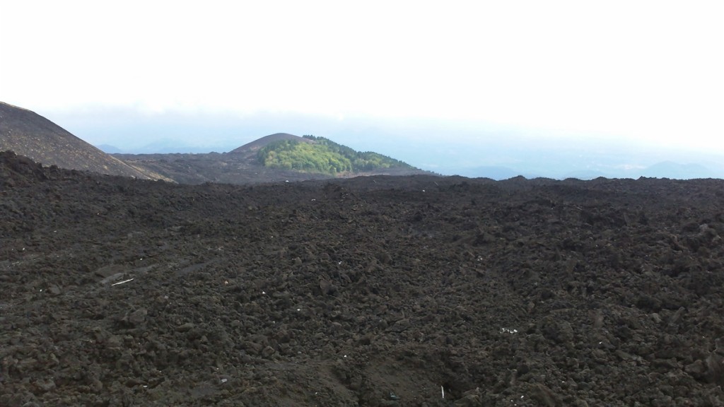 Stark landscape near the Sylvestri Crater on Mount Etna.