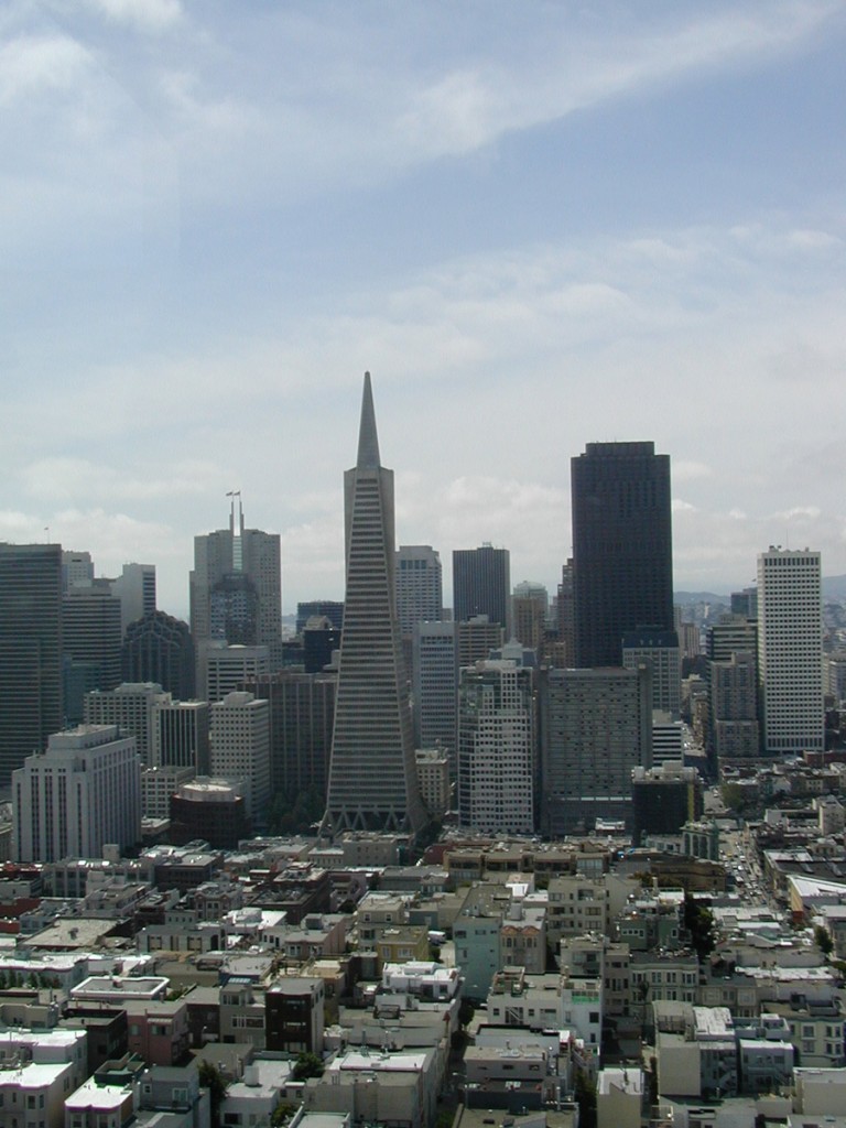 The Financial District seen from Coit Tower