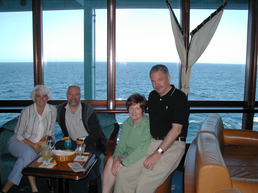 Our friends Chris and Sheila invited us to join them for what would be our very first cruise. 